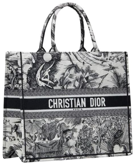 dior black and white bag